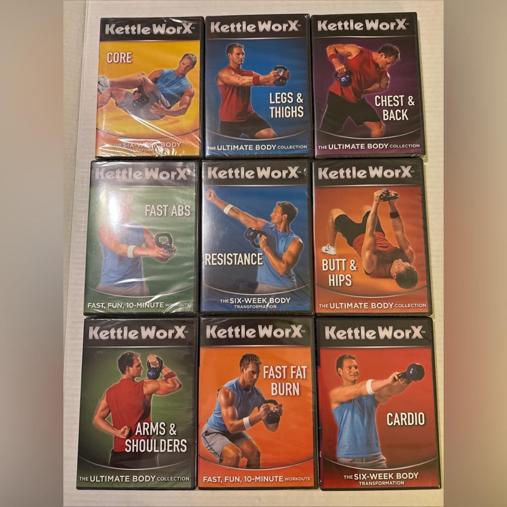 Kettle Worx Six-Week Ultimate Body Transformation Collection Workout 10-DVD Set